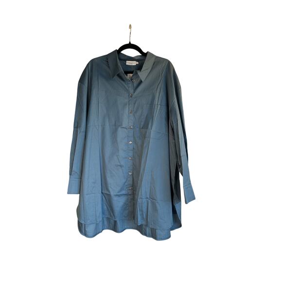 NWT Harshman Vivant Tunic,  Stellar-Blue - 3X - Picture 2 of 4